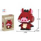 Disney Zootopia Small LinaBell Building Blocks Judy Nick Model Donald Duck Education Lotso Toys Mickey Mouse For Kids Birthday