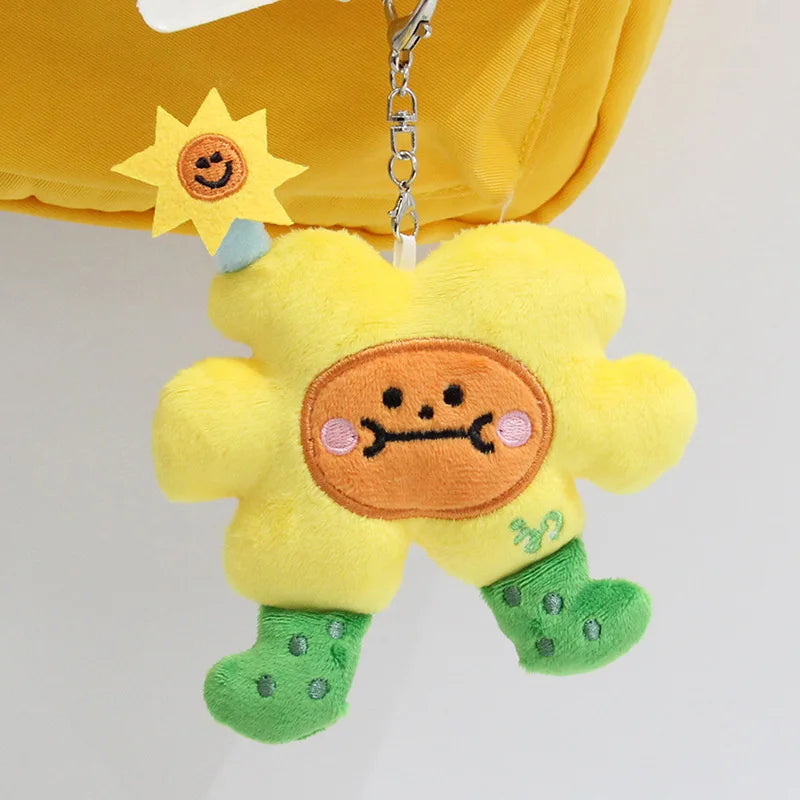 Thailand GMMTV CP Plush Keychain Cartoon Cute Filling PP Cotton Pendant JAIDEE BABII WIN ForceBook AouBoom Fans Colletion Gift
