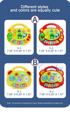 Kids Cartoon Piano Keyboard Game with Animal Sounds Flashing Light Music Baby Instrument Music Toys Educational Toys Kids Gifts