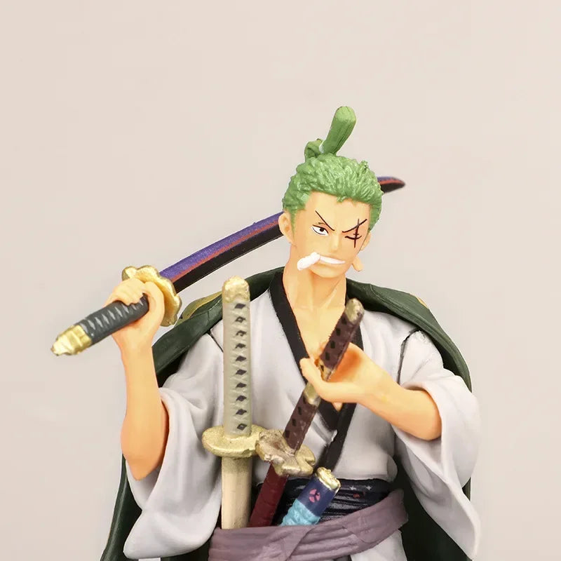 18cm One Piece Anime Figure Luffy Zoro Chopper Nami Action Figure Land of Wano Toys for Kids Gift Collectible Model