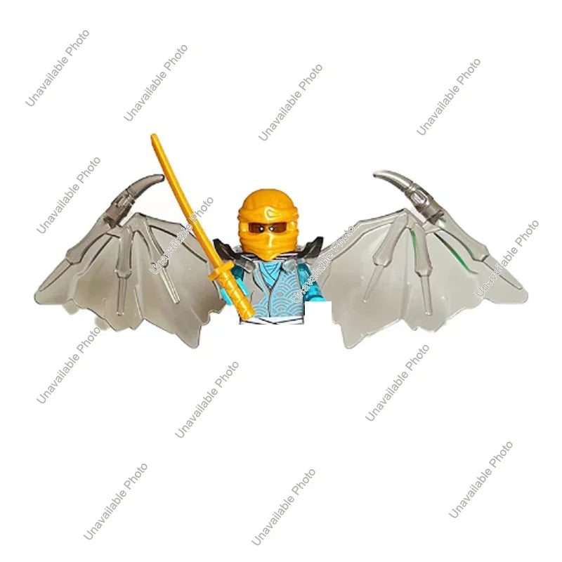 Hot Toys Ninja Figures Garmadon Jay Zane Kai Nya Lloyd Samukai Cole Harumi Ultra Violet Pyro Snake Morro Building Block Kids Toy