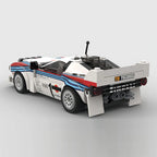 244PCS MOC-130287 Rally Racing Lancia Rally 037 Martini Racing 1983 Monte Carlo Building Blocks DIY Toy Holiday Child Gift