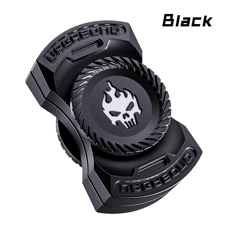 ADHD Focus Tool EDC Fidget 3-in-1 Fidget Toy Magnetic Spinner Push Play Gadget Stress Relief for Anxiety Kids Adults
