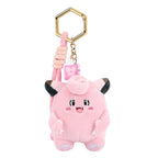 Original Anime Pokemon Kawaii Pikachu Keychain Gengar Mew Sprigatito Mimikyu Stuffed Toy Cute Plush Keyring Doll Pendant Gift