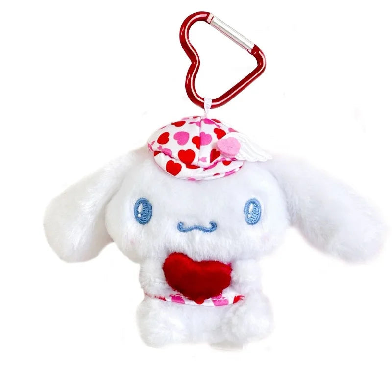 Kawaii Authentic Sanrio Hello Kitty  Kuromi Plush Doll Toys Pendant Cute Plush  Keychain Bag Pendant Christmas Gifts12CM