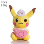 Newest Pokemon 70 Types Elf Plush Pikachu Toys Elekid Lucario Celebi Stuffed Doll Sprigatito Fuecoco Quaxly Plushies Xmas Gifts