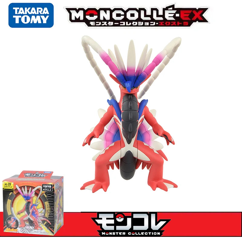 Original Pokemon Figures Shiny 50% Forme Zygarde Mega Rayquaza Terapagos Terastal Form Gigantamax Charizard ML Collection Model