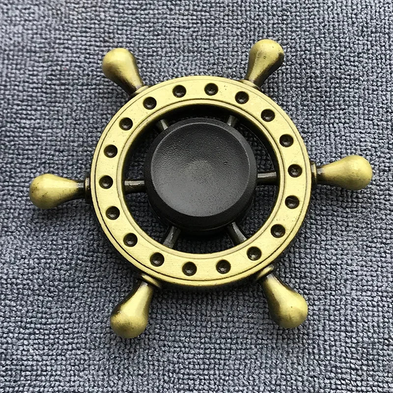 New Bronze Metal Alloy Fidget Spinner R188 Mute Bearing Hand Spinner Fingertip Gyro Stress Relief Toys Gifts