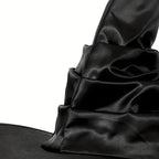 Halloween Witch Hat - Foldable Wizard Cosplay Headgear, Black Devil Cap for Adults Women Men, Party Costume & Decor