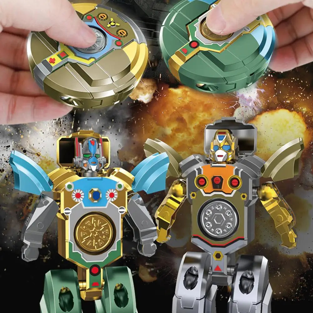 Creative Hand Spinner Toys Antistress Stress Relief Robot Transformation Fidget Spinner Adult Sensory Toys for Kids Gift
