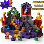 Magnetic Building Blocks Mine World Magnetic Mine Exploration Construction Brick Cube STEM Toy Set Gift for Boy Girl Children