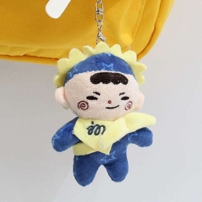 Thailand GMMTV CP Plush Keychain Cartoon Cute Filling PP Cotton Pendant JAIDEE BABII WIN ForceBook AouBoom Fans Colletion Gift
