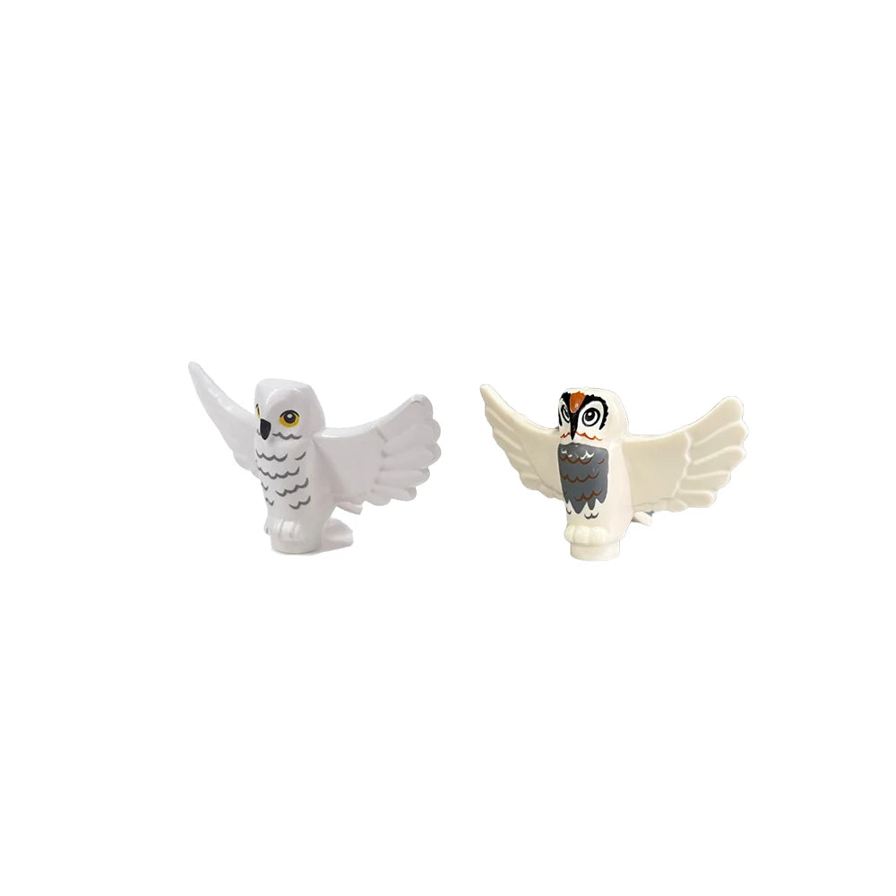 MOC Animal Scene Building Blocks Zoo Ducks Cat Dog Penguin Eagle Dove Wolf Bear Deer Shark Snake Mice Sheep DIY Toys Bricks K055