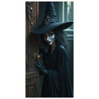 72.83x35.43 Inch Halloween Door Banner Polyester Ghost Hospital Scary Head Scene Decoration Halloween Party Supplies Photography
