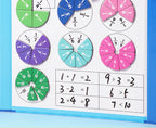 Magnetic Fraction Puzzles for Math Mastery Montessori Enlightenment with Fun Arithmetic Teaching Aid Cognitive Educational Toys