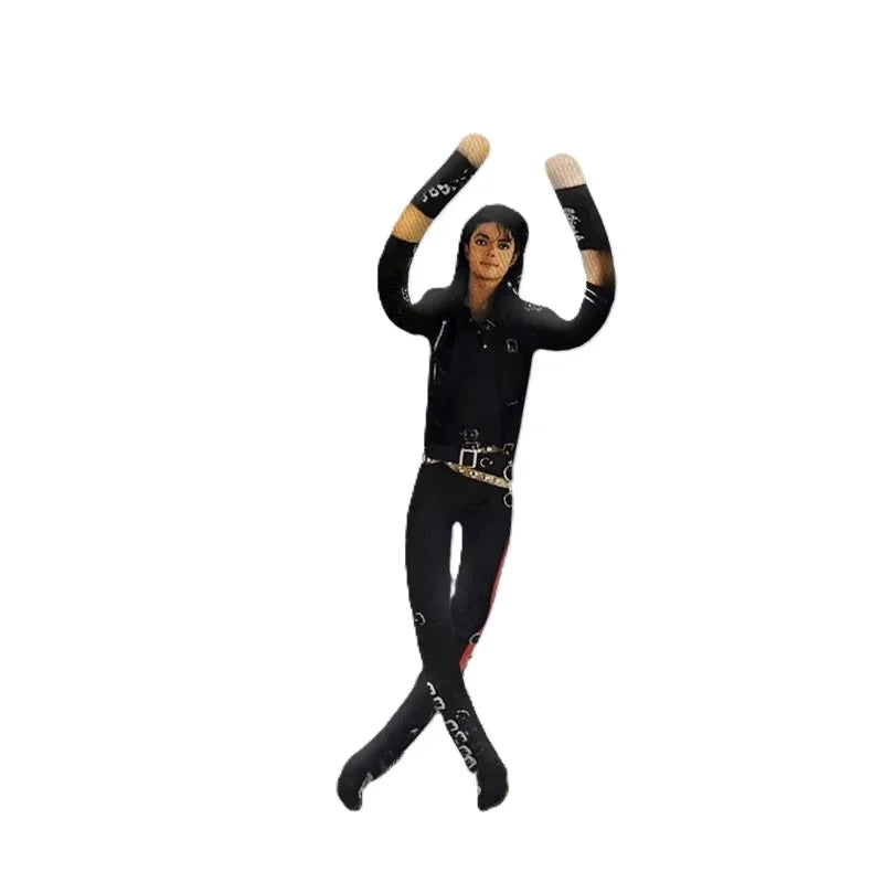 -Michael Jackson Cosplay Prop Doll Plush Figure Abstract Joint Mobility Dolls Soft Stuffed Room Decoration Props Collection Gift