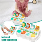 Montessori Pop up Animal Toys and Learning Boxes - Enhance Logic and Motor Skills, for Children's Birthday Gifts