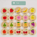 Find The Same Pattern Puzzle Game Kids Cartoon Animal Memory Chess Thinking Training Children Montessori Educational Wooden Toys