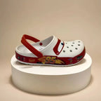 Lightning McQueen Hole Shoes Anime Cartoon Printing Kawaii Summer Travel Joker Portable Beach Cars Sandals Slippers Holiday Gift