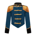 Girls Boys Halloween Nutcrackers Costume Set Drum Trumpet Team Tassel Jacket Coat Hat for Drummer Performance Circus Ringmaster
