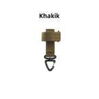 1/3/5pcs Outdoor Keychain Tactical Gear Clip Keeper Pouch Belt Keychain Webbing Gloves Rope Holder Military Molle Hook