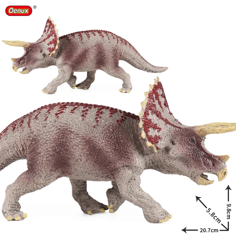 Oenux Jurassic Dinosaurs Indominus Rex Mosasaurus Saichania Dilophosauridae Spinosaurus Model Action Figures Collection Kid Toy