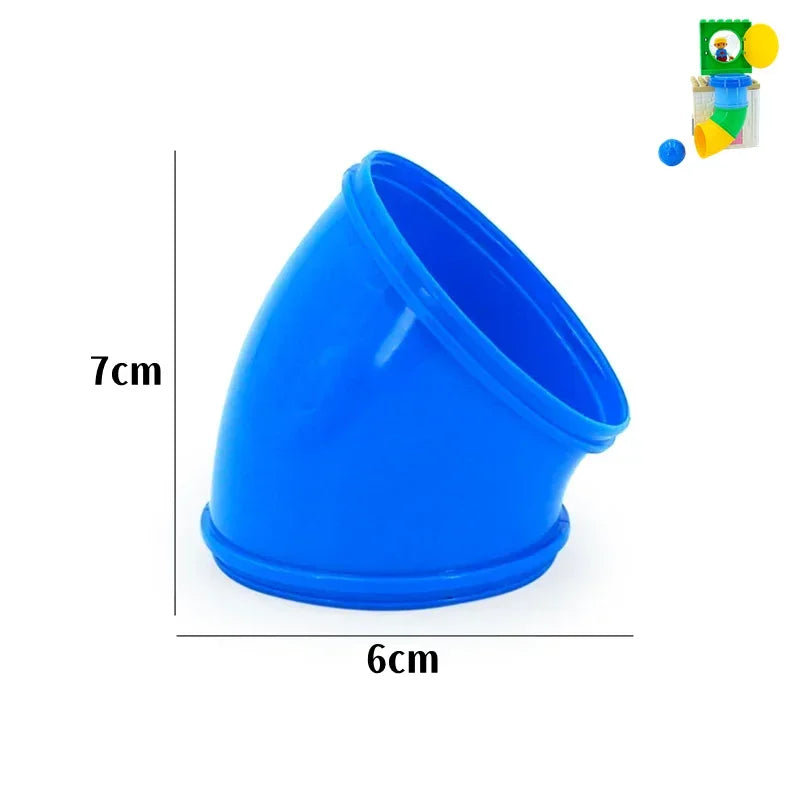 Big Building Blocks Slide Stair Swing Seesaw Ferris Wheel Series Compatible Duploe Large Brick Children Educational Toy Kid Gift