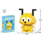Disney Stitch Building Blocks Anime Kawaii Cartoon mini Action Children's Figures Blocks Bricks Assemble DIY Toys Gift for Kids