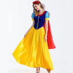 Cartoon Princess Snow White Halloween Party Costume Adult Cosplay Plus Size Dress Girl Princess Dress Women Adult ClothingCartoo