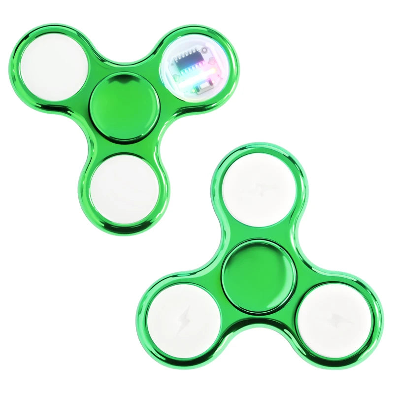 Creative Luminous LED Light Fidget Spinner Hand Top Spinners Glow In Dark Light EDC Figet Spiner Finger Stress Relief Toys