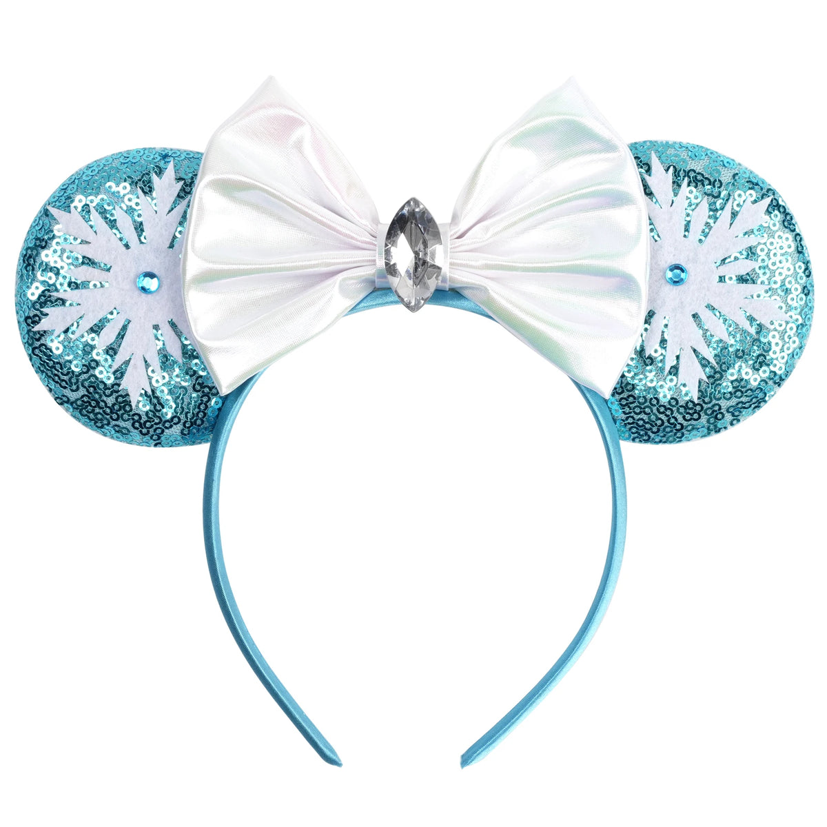 Mickey Cartoon Olaf Headbands for Kids Cute Snowman Ears Hair Accessories Women Elsa Frozen Hairband Girls Cosplay Headwear Gift
