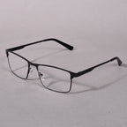 Anti Blue Light Reading Glasses Men High Quality Full-frame Diopter Glasses Business Male Presbyopic Eyeglasses +100+200