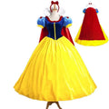 Cartoon Princess Snow White Halloween Party Costume Adult Cosplay Plus Size Dress Girl Princess Dress Women Adult ClothingCartoo