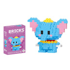 Disney 214 style Winnie LinaBell StellaLou Building Blocks Princess Cartoon Figrues Bricks Children's Assembly Toys Model Gift