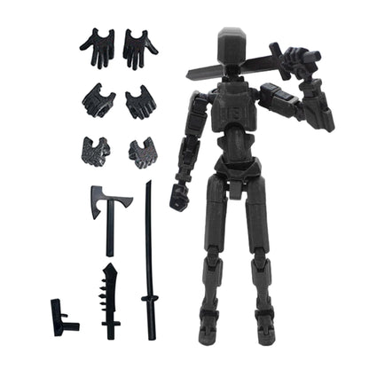 Articulated Action Figure Dummy with 13 Movable Joints