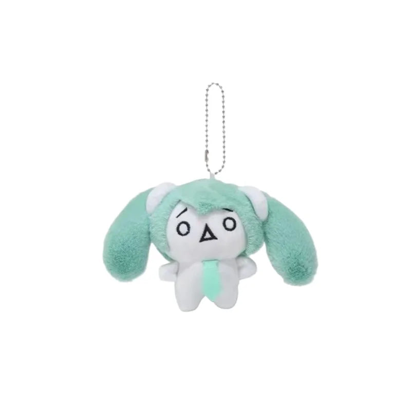 Hatsune Miku Anime Kawaii Mini Q Version Student School Bag Plush Doll Pendant Doll Keychain Girl Gift Accessories for Friends