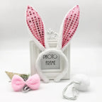 3pcs /set New June 1 Children's Day Holiday Party Activity Performance Animal Plush Rabbit Ears Hair Hoop Accessories Headdress