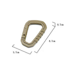 Tactical Carabiner Molle Clip Plastic Buckle ITW Keychain D-Ring Hard Hook Spring Snap EDC Gear Camping Hiking Outdoor Tools