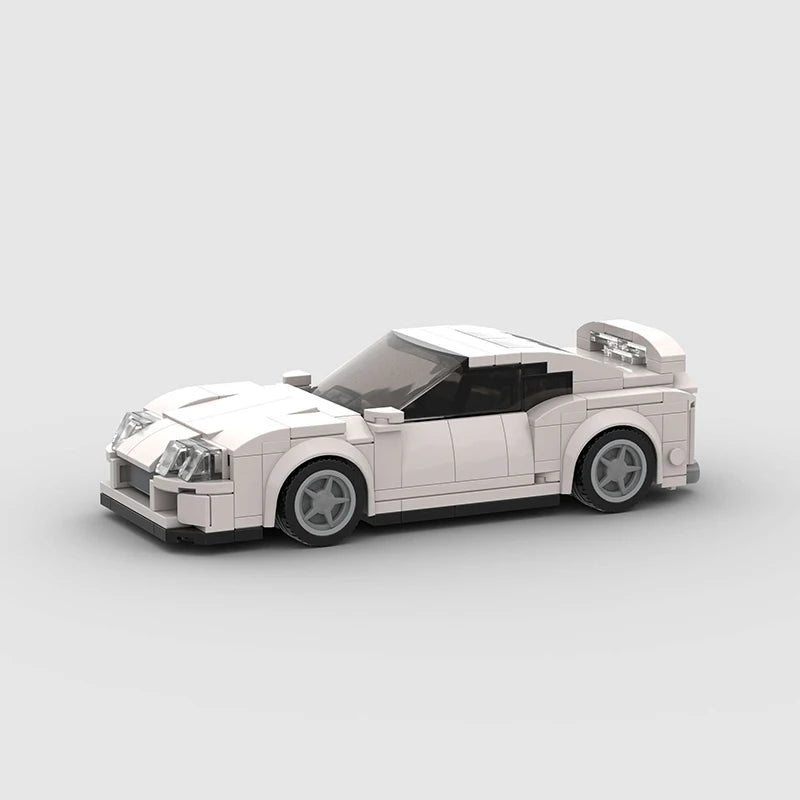 City Technical Speed World Famous Car Building Blocks Racing Fast And Furious Moc Brick Vehicle A80 Supra V2 Toys Kid