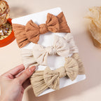 3Pcs/Lot Cable Knit Baby Headbands For Children Elastic Baby Girls Turban Kids Hair Bands Newborn Headwrap Baby Hair Accessories