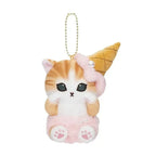 12cm Cattoon Anime Global Travel Styles Mofusand Plush Doll Toys Stuffed Animals Keychain Small Pendant Christmas Birthday Gifts