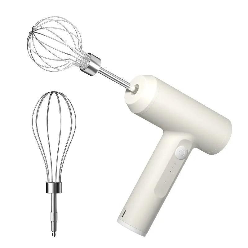 1 Wireless Electric Food Mixer, Portable 3-Speed Hand Mixer, Baking Dough and Cake Cream Mixer, Kitchen Tool