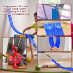 Net Bag/Box 13Ft/16.3Ft Flexible Track Toy & Mini Car DIY Competitive Rail Vehicle Game Educational Gift for Children Christmas