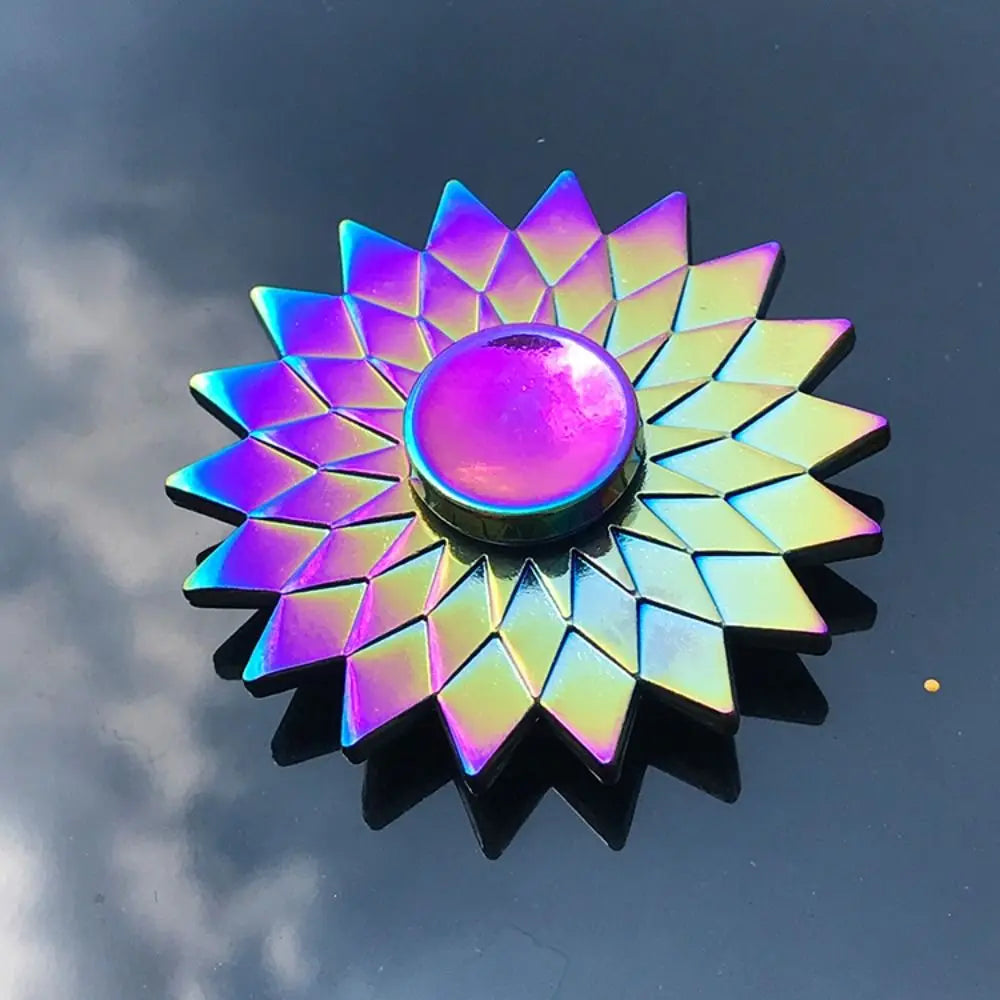 Dragon Wings Hand Spinner Alloy Low Noise Metal Rainbow Finger Spinner Anti-Anxiety High Speed Fingertip Gyro Birthday Gift