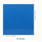Baseplates 32x32 16x32 Dots Classic Base Plates MOC Bricks City Dimensions Building Blocks Figures Construction Toys