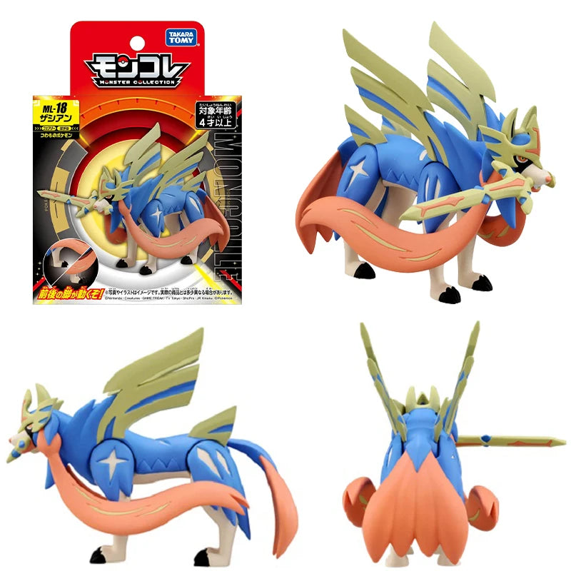Original Pokemon Figures Shiny 50% Forme Zygarde Mega Rayquaza Terapagos Terastal Form Gigantamax Charizard ML Collection Model