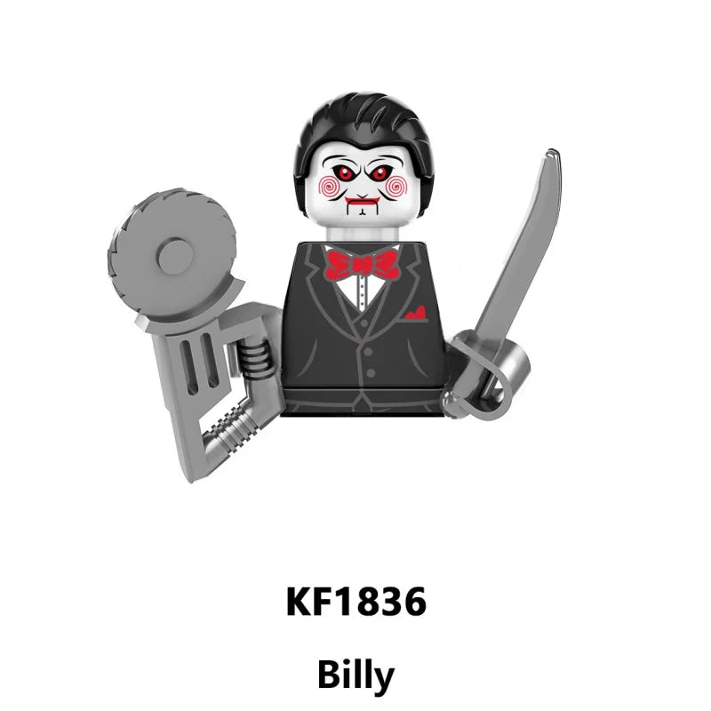 Horror Movie Series Ash vs Evil Dead Mini Action Figures Model Building Blocks Thrilling Ghosts Souls Doll Bricks Kit Toy Gifts