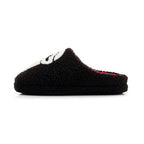 A Pair of Black Skull Horror Embroider Pattern Plush Home Soft-Soled Comfortable Furry Slippers Cute Warm Non-Slip Indoor Slippers for Men and Women Can Wear Lightweight Silent Comfortable Shoes, the First Choice for Hallowee