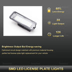 2pcs LED License Number Plate Light Lamp  For VW Passat B6 CC Eos Golf 4 5 6 7 MK7 Polo Superb Seat Leon Altea Car Lamp