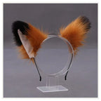 Lolita Animal Cat Fox Ear Hair Hoops Cosplay Girls Halloween Anime Headbands Headwear Hair Accessories